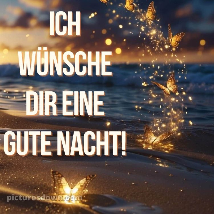 Guten abend gute nacht bilder bild Strand kostenlos