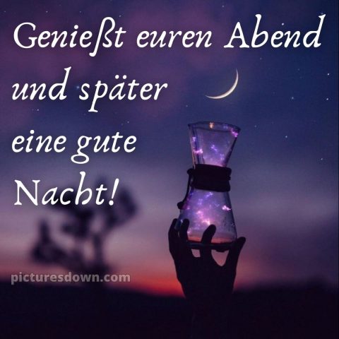 Guten abend gute nacht bilder bild Sterne kostenlos