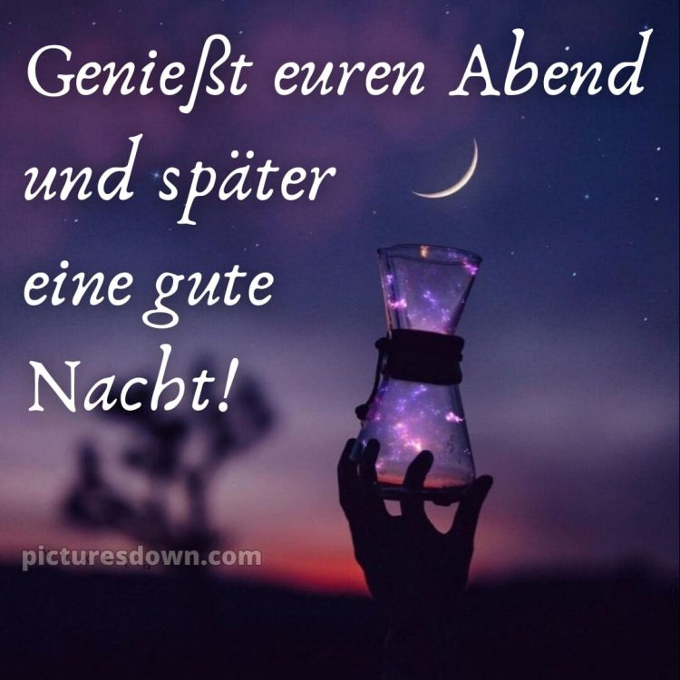 Guten abend gute nacht bilder bild Sterne kostenlos