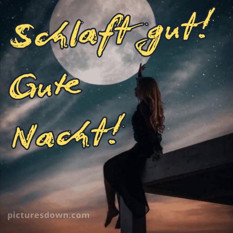 Guten abend gute nacht bilder bild Mädchen kostenlos