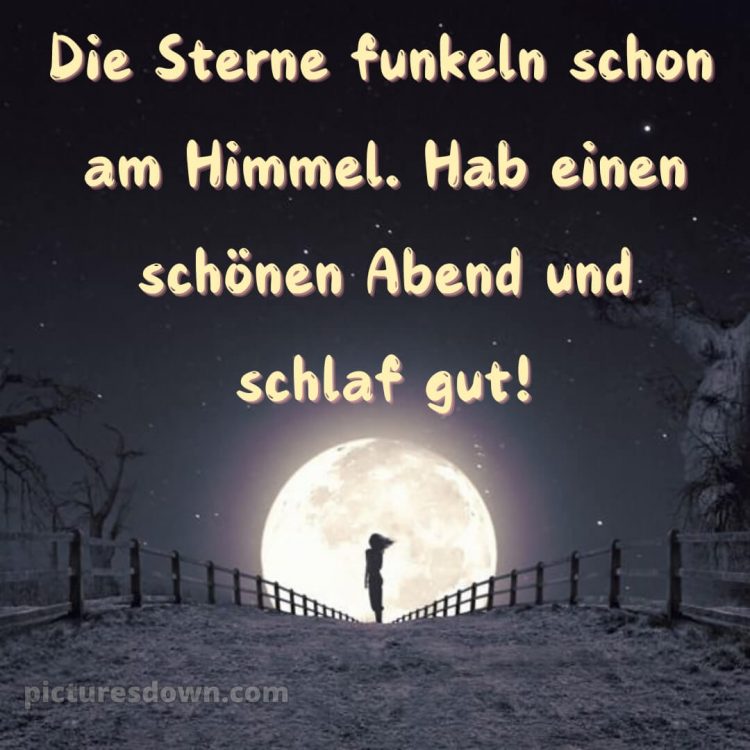 Guten abend gute nacht bilder für whatsapp kostenlos bild Mädchen kostenlos