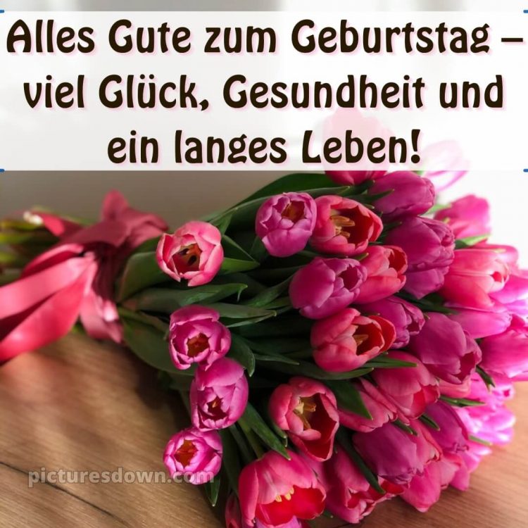 Modern blumenstrauß geburtstag 3