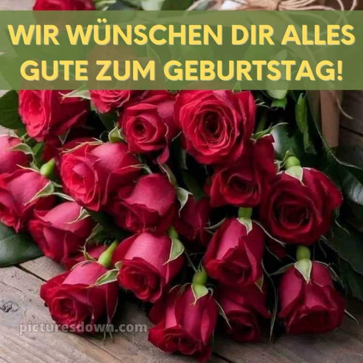 Modern blumenstrauß geburtstag 6
