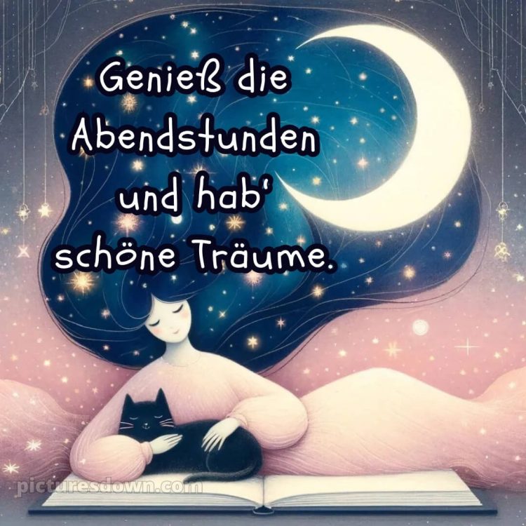 Schönen abend gute nacht bilder lustig kostenlos bild Buch kostenlos