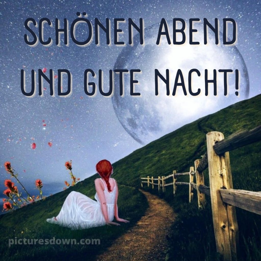 Sch Nen Abend Und Gute Nacht Bilder Kostenlos Feld Picturesdown Com