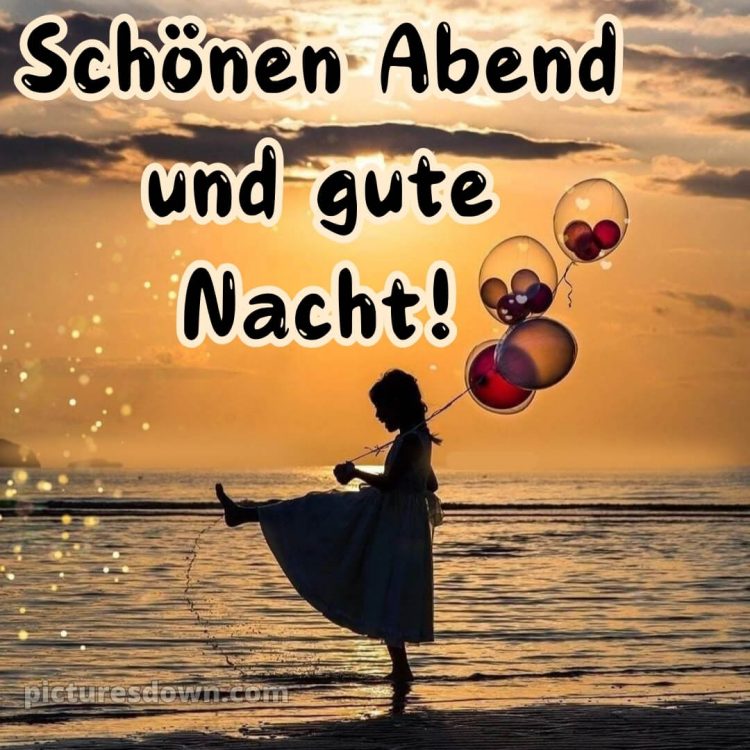 Schönen abend und gute nacht bilder kostenlos bild Meer kostenlos