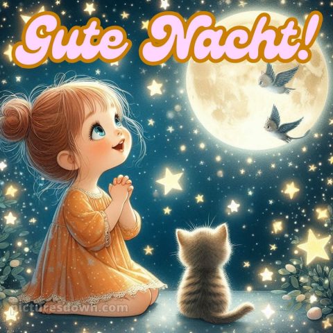 Schönen abend und gute nacht bilder kostenlos bild Mädchen kostenlos
