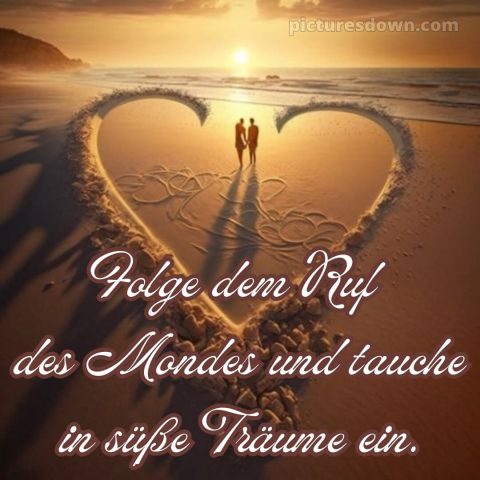Süß gute nacht bilder für whatsapp bild Strand kostenlos