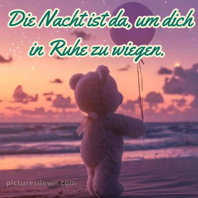 Süß gute nacht bilder für whatsapp bild Luftballon kostenlos