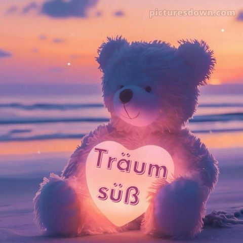 Süß gute nacht bilder für whatsapp bild Teddy kostenlos