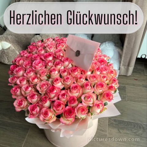 Geburtstag blumenstrauß mit geld bild Briefumschlag kostenlos