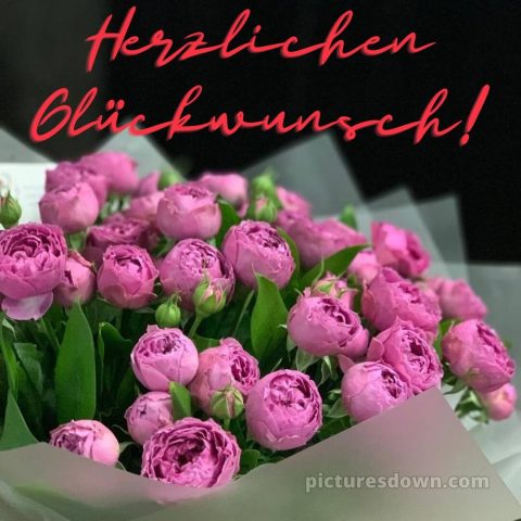 Herzlichen glückwunsch blumenstrauß alles gute zum geburtstag blumen bild Bouquet kostenlos