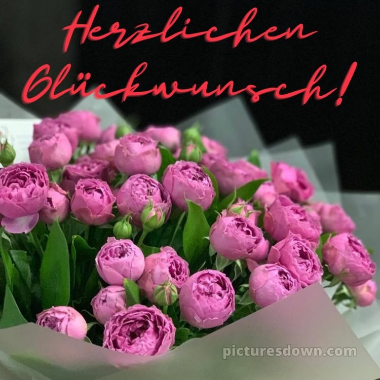 Herzlichen glückwunsch blumenstrauß alles gute zum geburtstag blumen bild Bouquet kostenlos