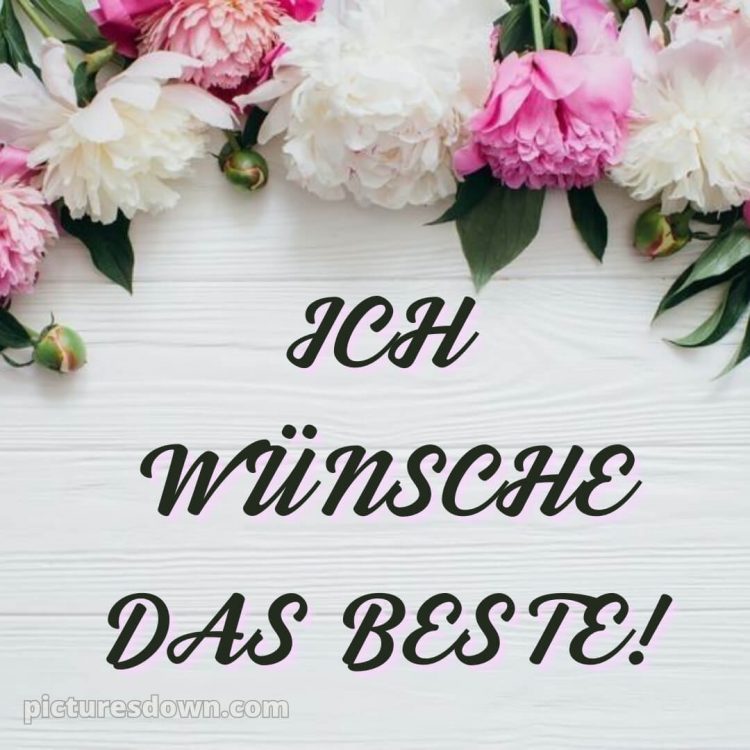 Ich wünsche ihnen bild Blumen kostenlos