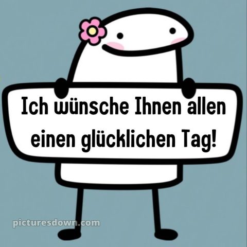 Ich wünsche ihnen allen bild Blume kostenlos