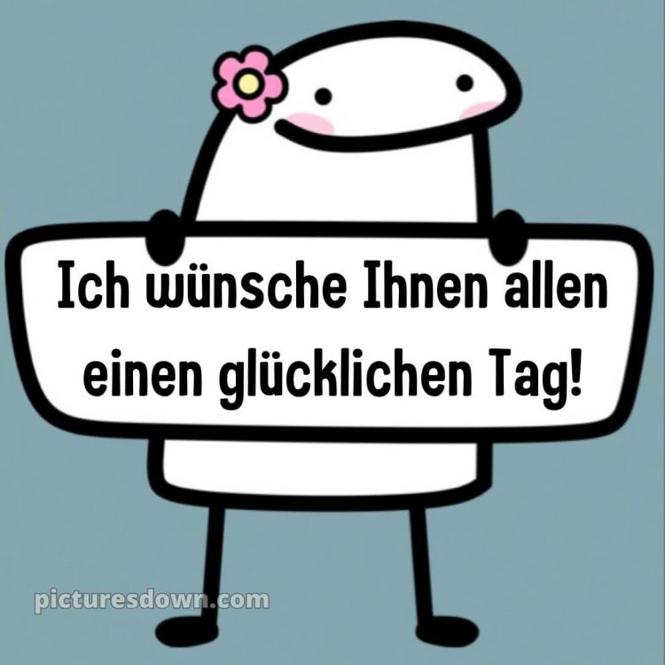 Ich wünsche ihnen allen bild Blume kostenlos