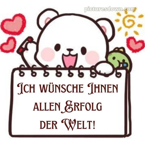 Ich wünsche ihnen allen bild Bärchen kostenlos