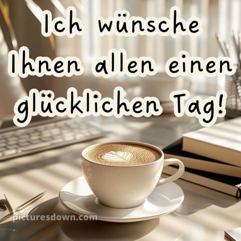 Ich wünsche ihnen allen bild Tasse kostenlos
