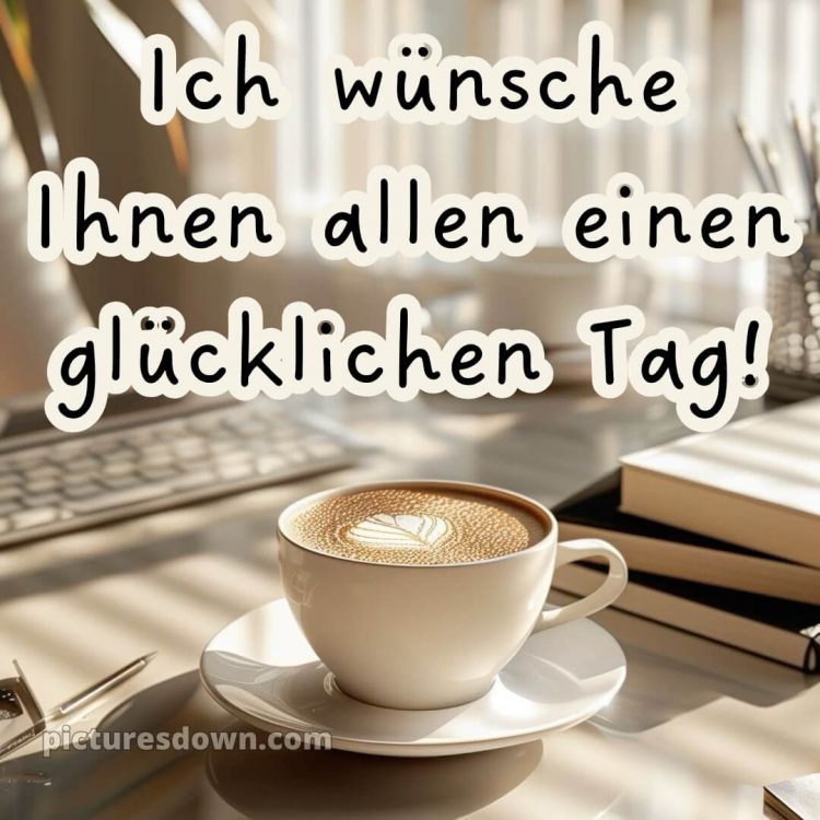 Ich wünsche ihnen allen bild Tasse kostenlos