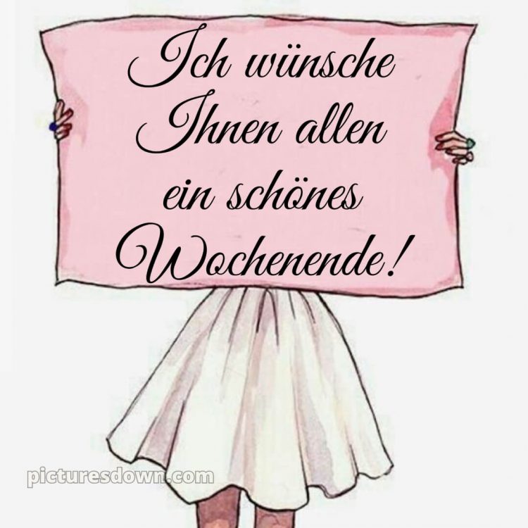 Ich wünsche ihnen allen bild Mädchen kostenlos