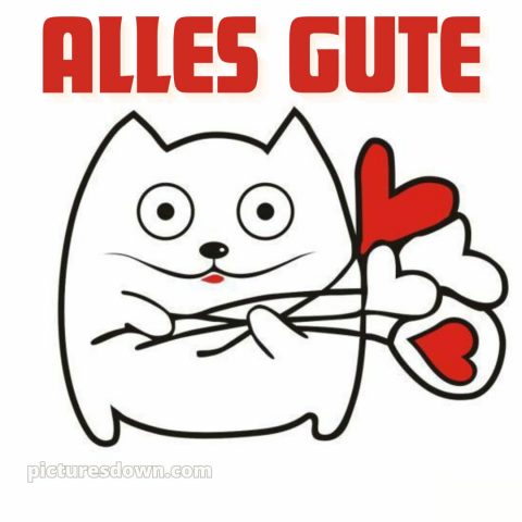 Ich wünsche ihnen alles gute bild Karte kostenlos