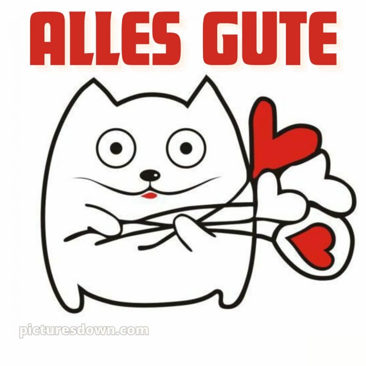 Ich wünsche ihnen alles gute bild Karte kostenlos