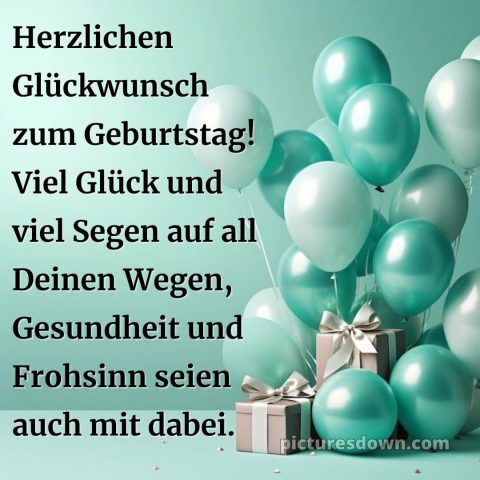 Ich wünsche ihnen alles gute zum geburtstag bild Karte kostenlos