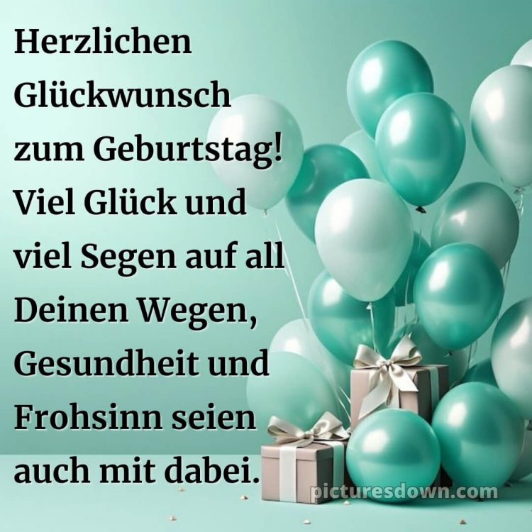 Ich wünsche ihnen alles gute zum geburtstag bild Karte kostenlos