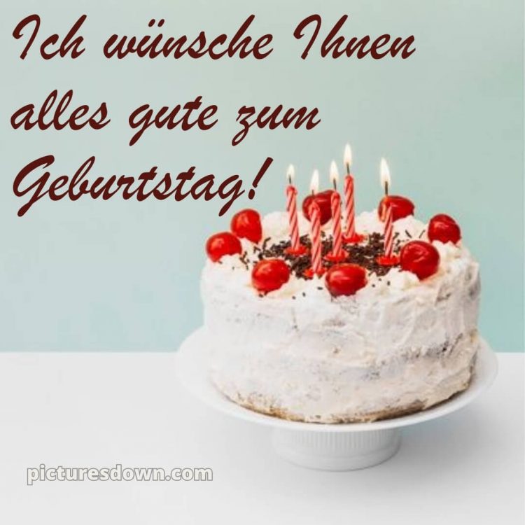 Ich wünsche ihnen alles gute zum geburtstag bild Kerzen kostenlos