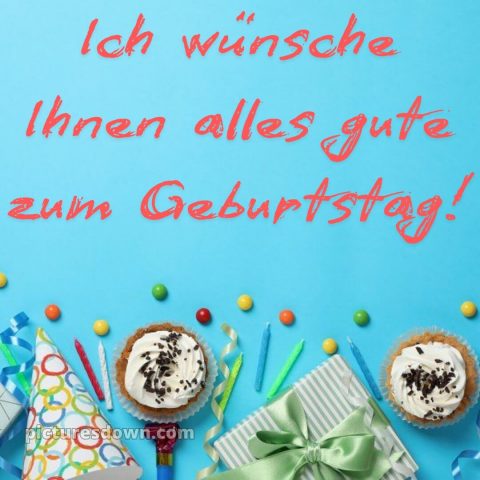 Ich wünsche ihnen alles gute zum geburtstag bild Süßigkeiten kostenlos