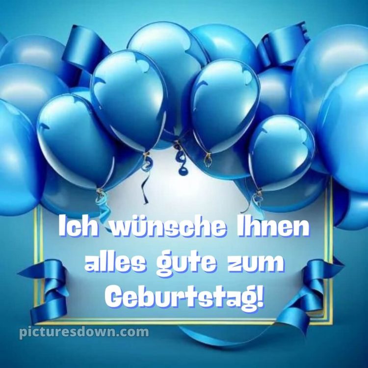 Ich wünsche ihnen alles gute zum geburtstag bild Luftballons kostenlos