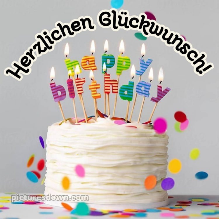 Ich wünsche ihnen alles gute zum geburtstag bild Kuchen kostenlos