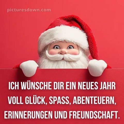 Ich wünsche ihnen ein frohes neues jahr bild Weihnachtsmann kostenlos