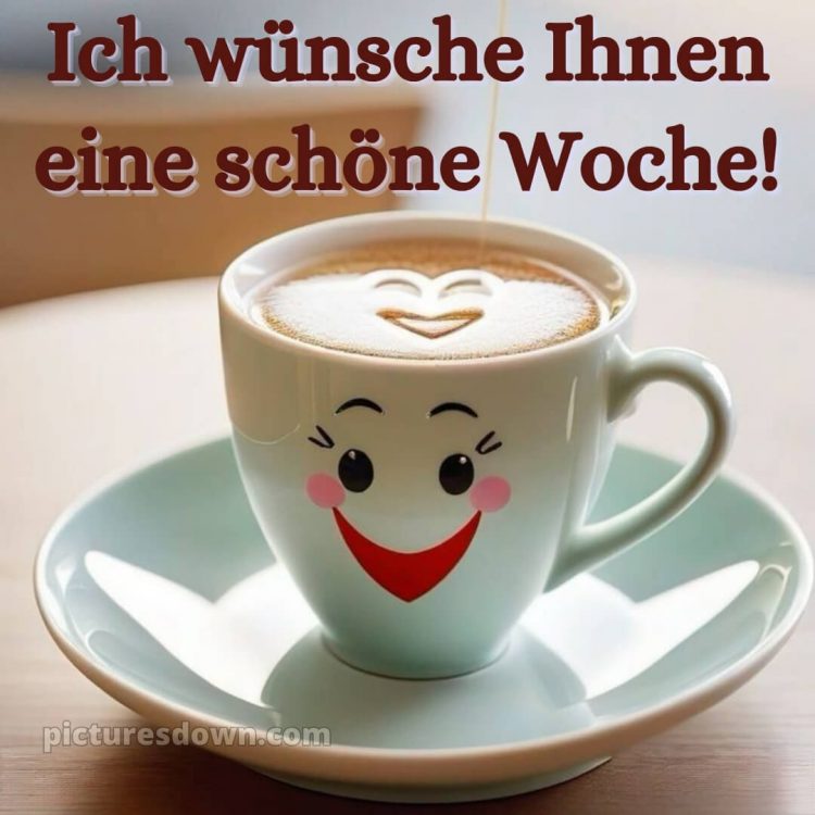 Ich wünsche ihnen eine schöne woche bild Lächeln kostenlos