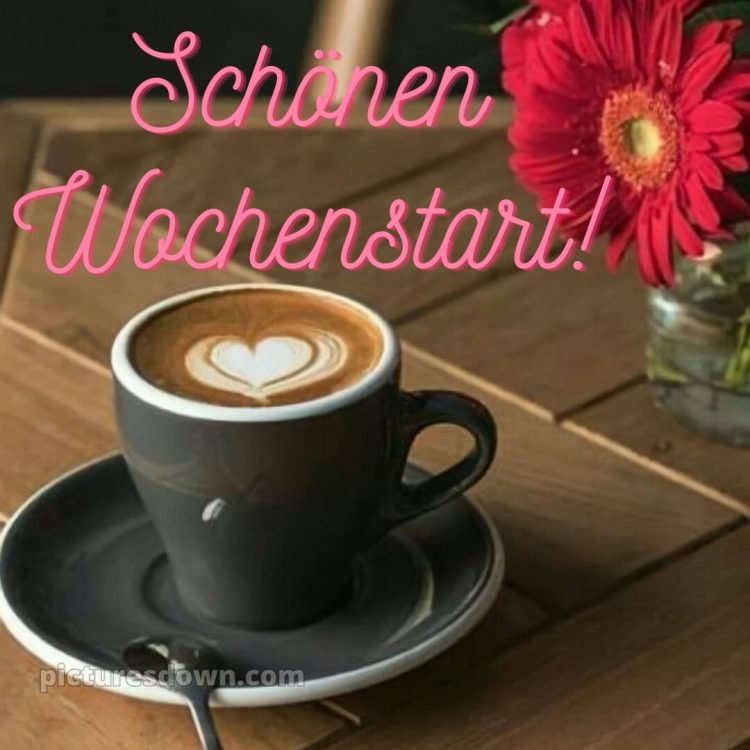 Ich wünsche ihnen eine schöne woche bild Tasse kostenlos