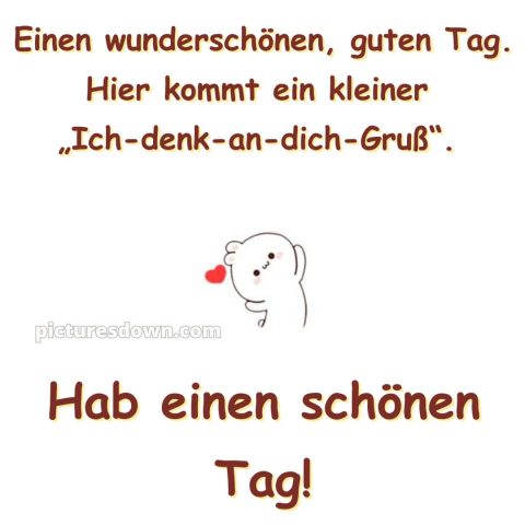 Ich wünsche ihnen einen schönen tag bild Herz kostenlos
