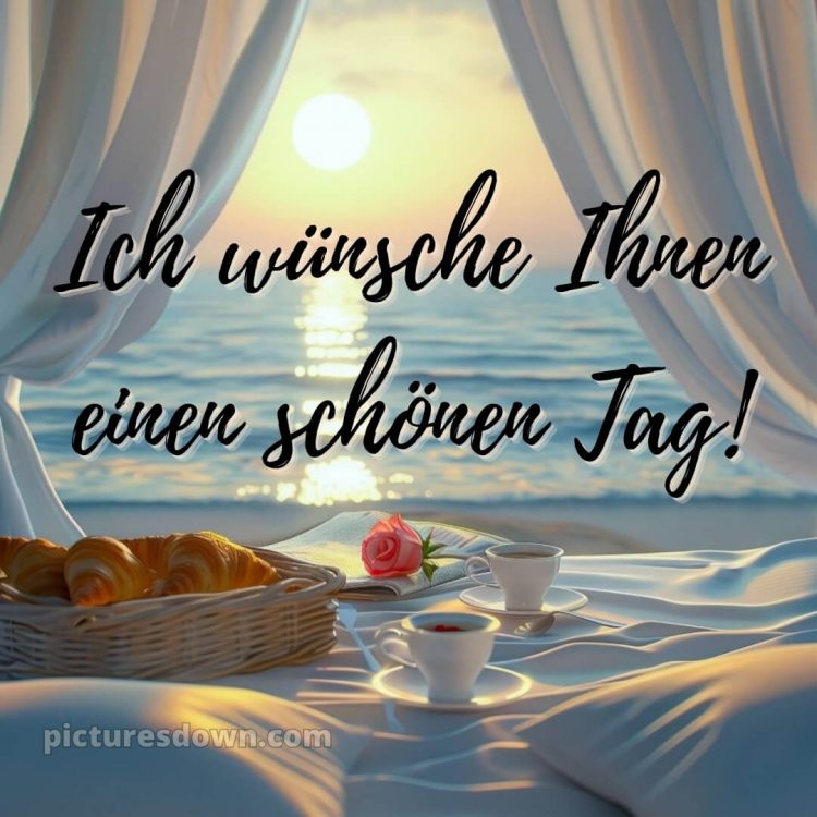 Ich wünsche ihnen einen schönen tag bild Meer kostenlos