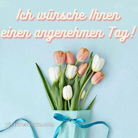 Ich wünsche ihnen einen schönen tag alternative bild Tulpen kostenlos