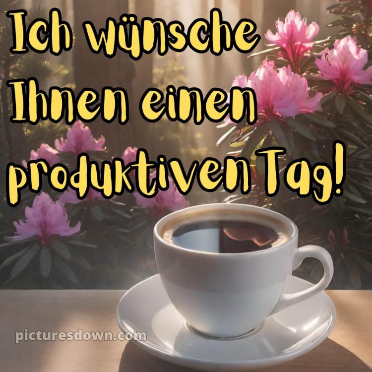 Ich wünsche ihnen einen schönen tag alternative bild Kaffee kostenlos