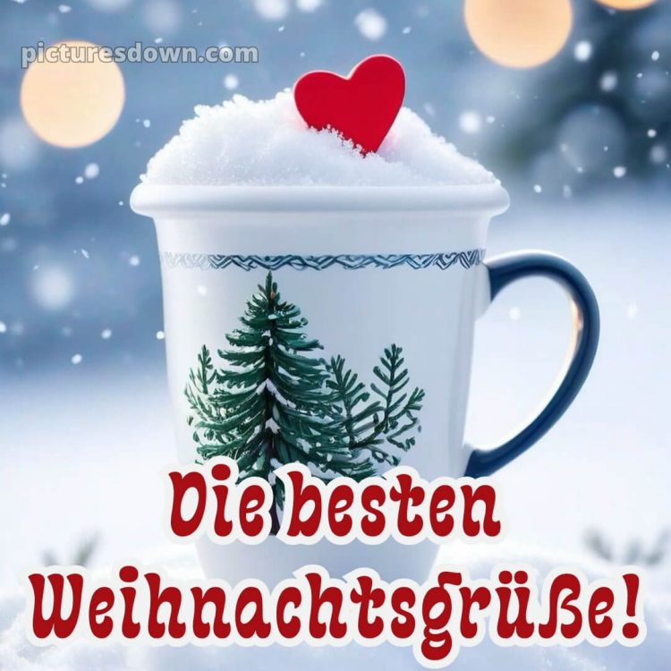 Ich wünsche Ihnen frohe Weihnachten bild Weihnachtsbaum kostenlos