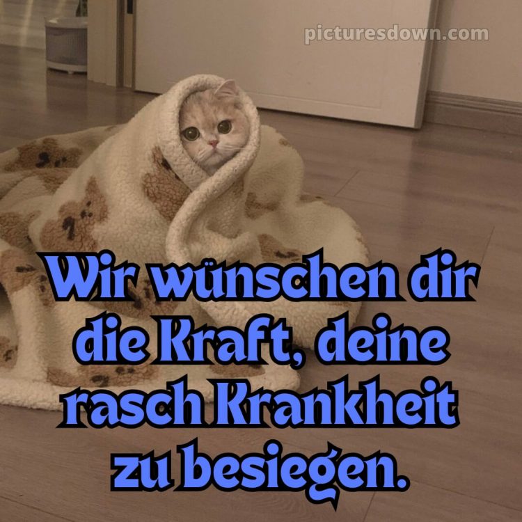 Ich wünsche ihnen gute besserung bild Decke kostenlos
