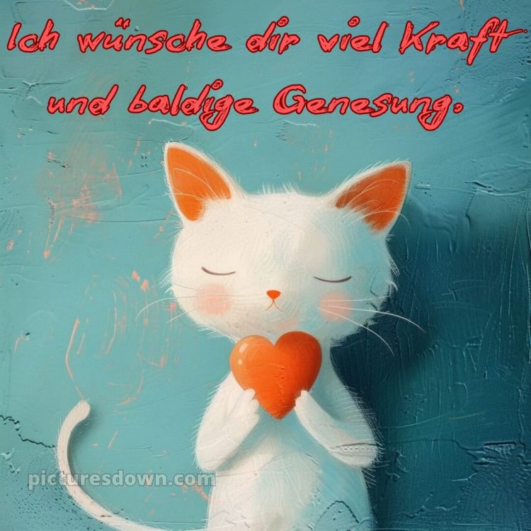 Ich wünsche ihnen gute besserung und schnelle genesung bild Herz kostenlos