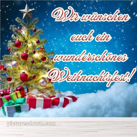 Ich wünsche ihnen schöne feiertage bild Girlande kostenlos