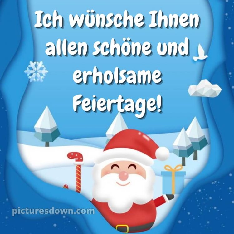 Ich wünsche ihnen schöne feiertage bild Schneeflocke kostenlos