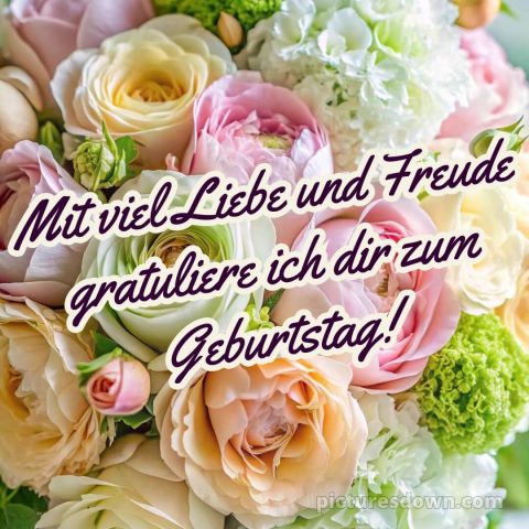 Whatsapp blumenstrauß geburtstag bild Strauß kostenlos