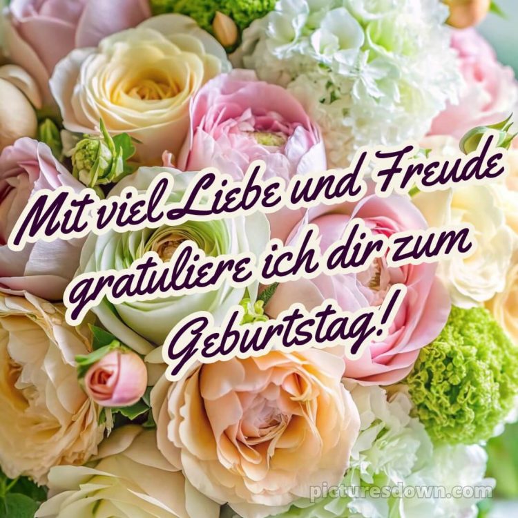 Whatsapp blumenstrauß geburtstag bild Strauß kostenlos