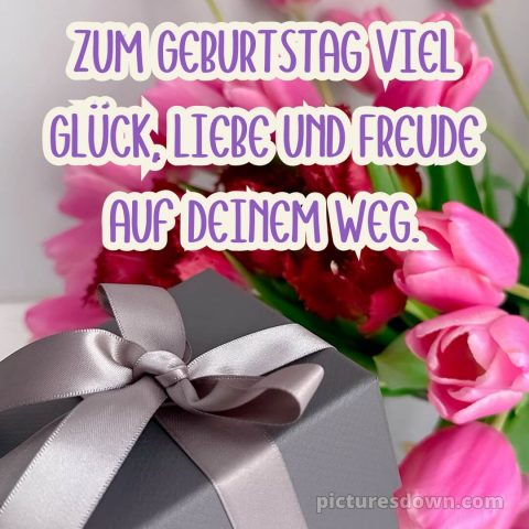 Whatsapp blumenstrauß geburtstag bild Geschenk kostenlos