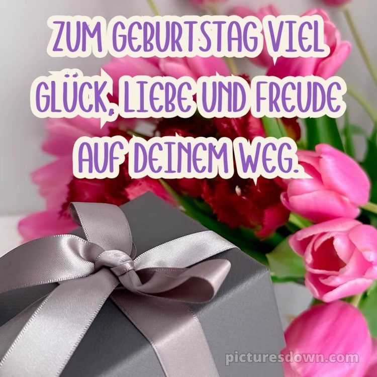 Whatsapp blumenstrauß geburtstag bild Geschenk kostenlos