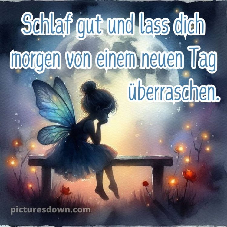 Gute nacht bilder neu kostenlos für whatsapp bild Fee kostenlos
