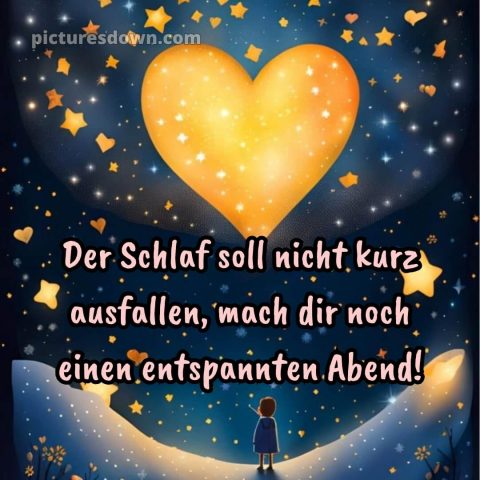 Guten abend gute nacht bilder für whatsapp bild Herz kostenlos